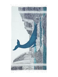 Simone Fouta Towel Blue