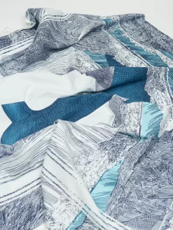 Simone Fouta Towel Blue -Orciani Store inouitoosh simone fouta towel blue 4