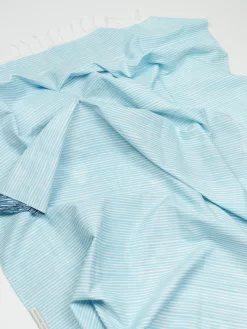 Simone Fouta Towel Blue -Orciani Store inouitoosh simone fouta towel blue 5