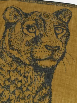 Square Odeon Scarf Saffron -Orciani Store inouitoosh square odeon scarf saffron 3