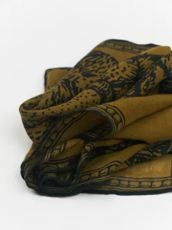 Square Odeon Scarf Saffron -Orciani Store inouitoosh square odeon scarf saffron 5