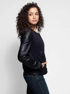 Jacquard/Smooth Lamb Jacket -Orciani Store jacquard smooth lamb jacket 2