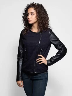 Jacquard/Smooth Lamb Jacket