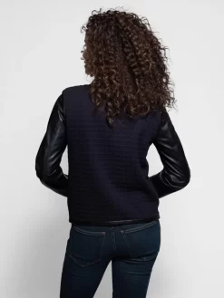 Jacquard/Smooth Lamb Jacket -Orciani Store jacquard smooth lamb jacket 3