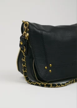 Jérôme Dreyfuss Bobi Small Goatskin Noir Bag -Orciani Store jerome dreyfuss bobi small goatskin noir bag 6