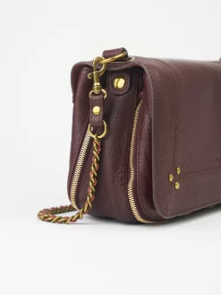 Jérôme Dreyfuss Bordeaux Goatskin Bobi Bag -Orciani Store jerome dreyfuss bordeaux goatskin bobi bag 2