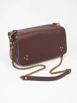 Jérôme Dreyfuss Bordeaux Goatskin Bobi Bag -Orciani Store jerome dreyfuss bordeaux goatskin bobi bag 3