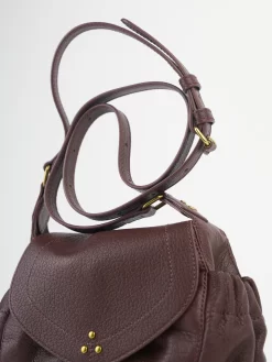 Jérôme Dreyfuss Bordeaux Goatskin Helmut Small Bag -Orciani Store jerome dreyfuss bordeaux goatskin helmut small bag 3