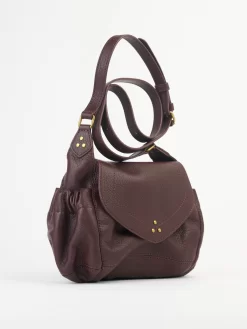 Jérôme Dreyfuss Bordeaux Goatskin Helmut Small Bag -Orciani Store jerome dreyfuss bordeaux goatskin helmut small bag 5