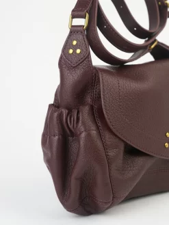 Jérôme Dreyfuss Bordeaux Goatskin Helmut Small Bag -Orciani Store jerome dreyfuss bordeaux goatskin helmut small bag 6