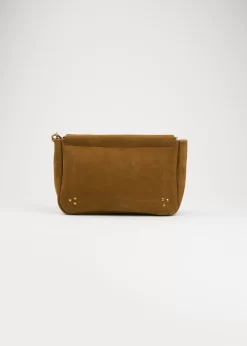 Jérôme Dreyfuss Clap Large Goatskin Tobacco -Orciani Store jerome dreyfuss clap large goatskin tobacco 2