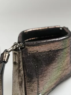 Jérôme Dreyfuss Clap Medium Calfskin Lame Champagne -Orciani Store jerome dreyfuss clap medium calfskin lame champagn 6