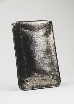 Jérôme Dreyfuss Etui Mobile Lame Champagne -Orciani Store jerome dreyfuss etui mobile lame champagne 3