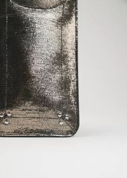 Jérôme Dreyfuss Etui Mobile Lame Champagne -Orciani Store jerome dreyfuss etui mobile lame champagne 4