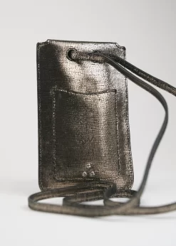 Jérôme Dreyfuss Etui Mobile Lame Champagne -Orciani Store jerome dreyfuss etui mobile lame champagne 6