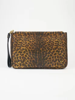 Jérôme Dreyfuss Leo Split Suede Clutch