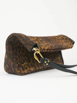 Jérôme Dreyfuss Leo Split Suede Clutch -Orciani Store jerome dreyfuss leo split suede clutch 5