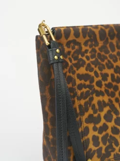 Jérôme Dreyfuss Leo Split Suede Clutch -Orciani Store jerome dreyfuss leo split suede clutch 6