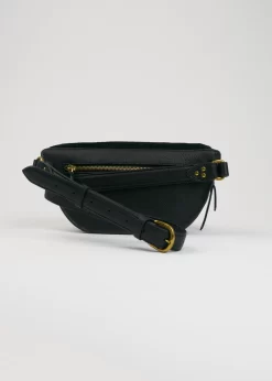 Jérôme Dreyfuss Lino Banana Noir Goatskin Bag -Orciani Store jerome dreyfuss lino banana noir goatskin bag 3