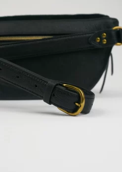 Jérôme Dreyfuss Lino Banana Noir Goatskin Bag -Orciani Store jerome dreyfuss lino banana noir goatskin bag 4