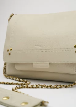 Jérôme Dreyfuss Lulu Medium Goatskin Cream -Orciani Store jerome dreyfuss lulu medium goatskin cream 7