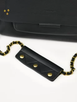 Jérôme Dreyfuss Noir Brass Calfskin XL Lulu -Orciani Store jerome dreyfuss noir brass calfskin xl lulu 4