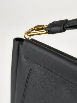 Jérôme Dreyfuss Noir Goatskin Clutch -Orciani Store jerome dreyfuss noir goatskin clutch 4