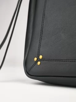 Jérôme Dreyfuss Noir Goatskin Clutch -Orciani Store jerome dreyfuss noir goatskin clutch 5