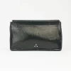 Jérôme Dreyfuss Noir Goatskin Lame Clutch