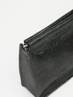 Jérôme Dreyfuss Noir Goatskin Lame Clutch -Orciani Store jerome dreyfuss noir goatskin lame clutch 4