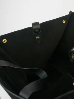 Jérôme Dreyfuss Noir Split Suede Leon -Orciani Store jerome dreyfuss noir split suede leon 10