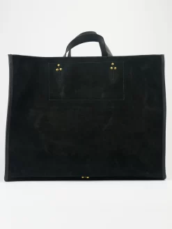 Jérôme Dreyfuss Noir Split Suede Leon