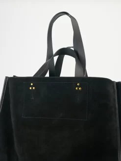 Jérôme Dreyfuss Noir Split Suede Leon -Orciani Store jerome dreyfuss noir split suede leon 6