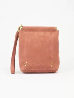 Jérôme Dreyfuss Rose Calfskin Clic Clac