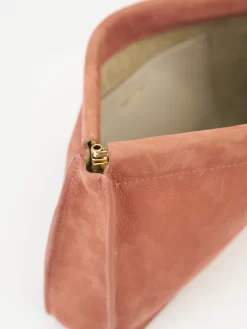 Jérôme Dreyfuss Rose Goatskin Clutch -Orciani Store jerome dreyfuss rose goatskin clutch 4