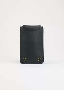 Jérôme Dreyfuss SKU:41EMOBVE, ETUI MOBILE, CALFSKIN NOIR BRASS -Orciani Store jerome dreyfuss sku41emobve etui mobile calfskin n 2