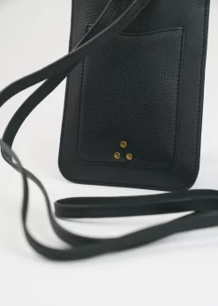 Jérôme Dreyfuss SKU:41EMOBVE, ETUI MOBILE, CALFSKIN NOIR BRASS -Orciani Store jerome dreyfuss sku41emobve etui mobile calfskin n 5
