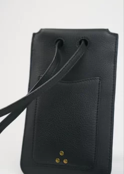 Jérôme Dreyfuss SKU:41EMOBVE, ETUI MOBILE, CALFSKIN NOIR BRASS -Orciani Store jerome dreyfuss sku41emobve etui mobile calfskin n 6