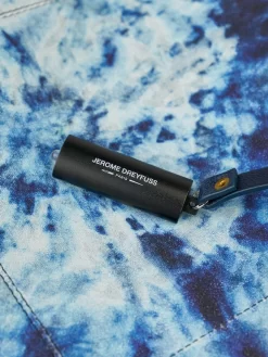 Jérôme Dreyfuss Soft Tie Dye Blue Split Suede Clutch -Orciani Store jerome dreyfuss soft tie dye blue split suede clut 4