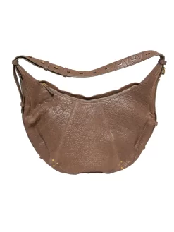 Jérôme Dreyfuss William Banana Bag Bronze Bubble Lambskin