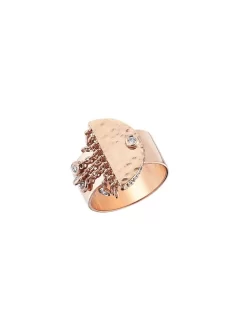 Le Soleil Tassels Pinky Ring -Orciani Store kismet by milka le soleil tassels pinky ring 1