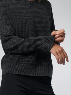 Acid Wash Mesh Crew Black -Orciani Store kokun acid wash mesh crew black 6