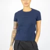 Bamboo Cashmere Ridged Tee