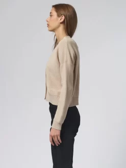 Cotton Cardigan Sand -Orciani Store kokun cotton cardigan sand 2