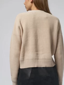 Cotton Cardigan Sand -Orciani Store kokun cotton cardigan sand 4