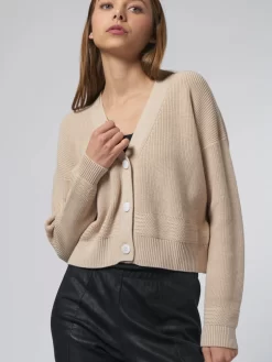 Cotton Cardigan Sand -Orciani Store kokun cotton cardigan sand 5