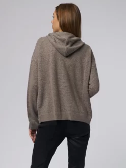 Mesh Zip Hoodie Brown Nub -Orciani Store kokun mesh zip hoodie brown nub 4