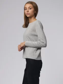 Rib Crew Grey -Orciani Store kokun rib crew grey 2