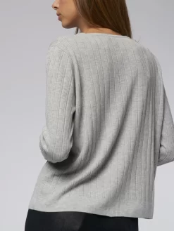 Rib Crew Grey -Orciani Store kokun rib crew grey 4