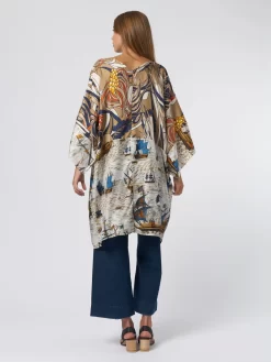 Kimono V Plage Mix Corail -Orciani Store la prestic ouiston kimono v plage mix corail 5